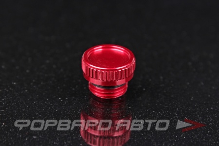 Купить Заглушка М12*1,25мм гайки колесной, красная, OD-16mm, H - 6mm, Aluminum Cap RED TPI BALCP1344RD-20