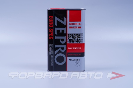 Купить Масло моторное 5W40 1л, EURO SPEC F-S SP/CF, A3/B4 (с) ZEPRO 1849-001-0