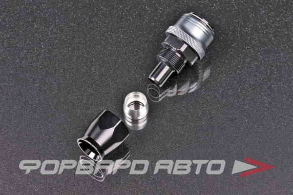 Фитинг AN10 под шланг тефлоновый PTFE, быстросъемный (quick release) "мама" (female) AB88 