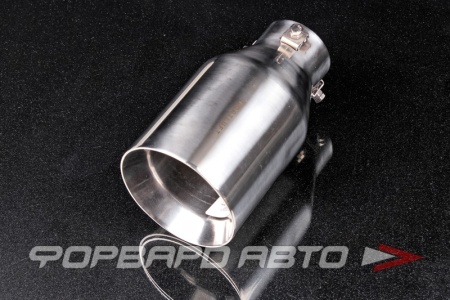 Купить Насадка глушителя Вход = 60 мм Выход = 100 мм Длина = 180 мм Фиксируется зажимами FORTLUFT MT136