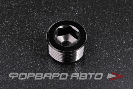 Купить Фитинг заглушка 3/4" под шестигранник, алюминий, черный AB88 