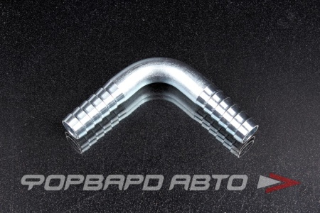 Купить Соединитель D=16 (угол 90°) "елочка" оцинкованная сталь (35) <> 