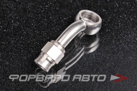 Купить Фитинг BANJO AN3 - 11,2 мм, 45°, под тефлоновый шланг PTFE, нержавеющая сталь AB88 