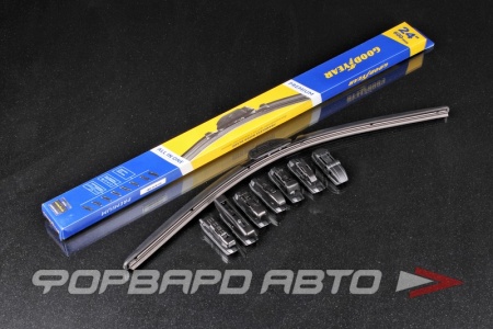 Купить Щётка стеклоочистителя 600 мм (24") бескаркасная GOODYEAR GY000444