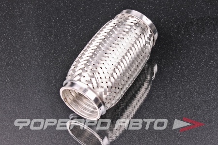 Купить Гофра глушителя 55*150 (Interlock) трехслойная (AISI 304) TIXONA P55150