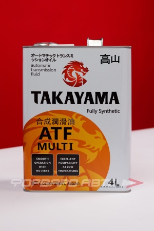 Купить Масло для АКПП 4л, ATF Multi (металл) TAKAYAMA 605603
