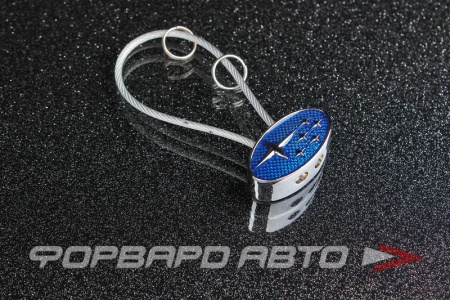 Купить Брелок "SUBARU" с тросиком PROSPORT 