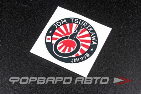 Купить Наклейка, стикер ROGO, круглая (D-9см / 3,5") JDM TSURIKAWA ROGO