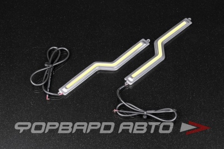 Купить Ходовые огни, дневные (DRL/ДХО) 12V Молния-N, 5000K,silver WATERPROF 