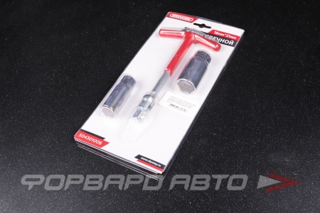 Купить Ключ свечной D16мм с кард.шарниром (16*210мм) SKYWAY S04301006