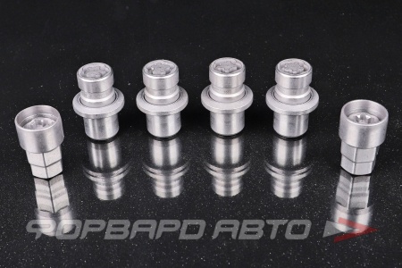 Купить Секретки для колес гайки 14*1,5*46, прессшайба (d22, h=27), Range Rover, Евроцинк, два ключа (21), Premium Save Car LR(SL)_Elite