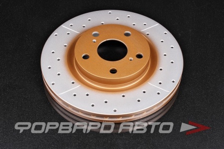 Купить Диск тормозной передний TOYOTA CAMRY 2006 - 2017, RAV4 2002-2006 (296мм) DBA STREET SERIES X GOLD DBA 2709EX