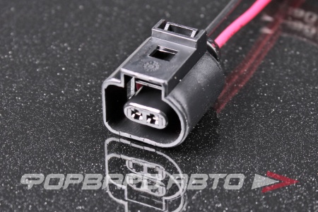 Купить Разъем 2-х контактный датчику температуры, детонации, датчику износа тормозных колодок (с проводами) CARGEN AX956