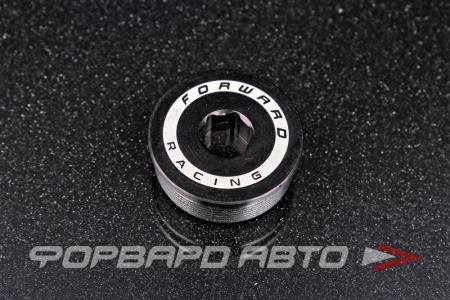 Заглушка блока М30*1, SR20, черная FORWARD RACING FENSR006