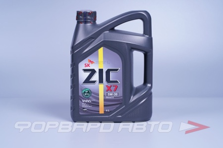 Купить Масло моторное 5W30 4л, X7 SP GF-6 (с) ZIC 162675