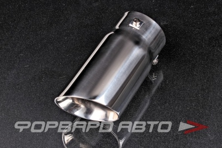 Купить Насадка глушителя Вход = 80 мм Выход = 90 мм Длина = 158 мм Фиксируется зажимами TORINO AUTO HJ-303507DA