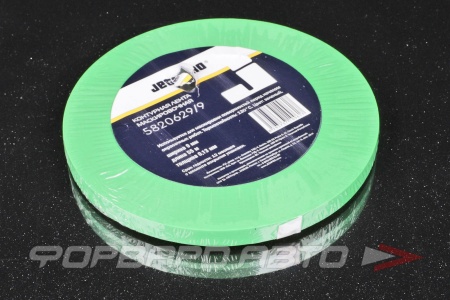 Купить Лента контурная для декоративной покраски, многоразовая, зеленая (130 С) 09 х 55м JETAPRO 5820629/9