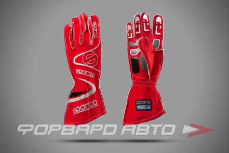 Купить Перчатки для автоспорта, красные, с сумкой SPARCO STYLE 