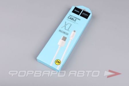 Купить Кабель USB Micro белый 2м HOCO X1