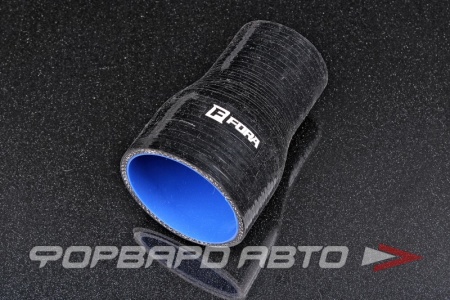 Купить Патрубок силиконовый 42-60 мм, L=100 мм, 4 слоя армировки, чёрный FORA ASHU02-42>60