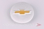 Колпачок ступицы для литых дисков Chevrolet, D47/59мм, Silver/gold лого МАТОВАЯ <> CH-04