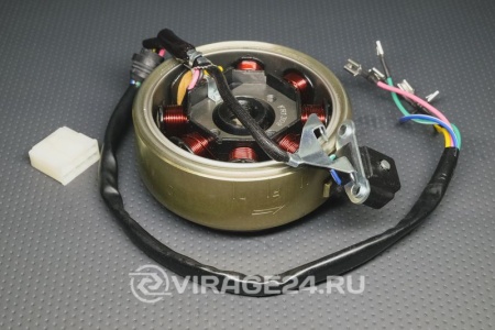 Купить Зажигание в сборе с маховиком (генератор) (8 катушек) 157FMI (125CC),162FMJ (150CC)  