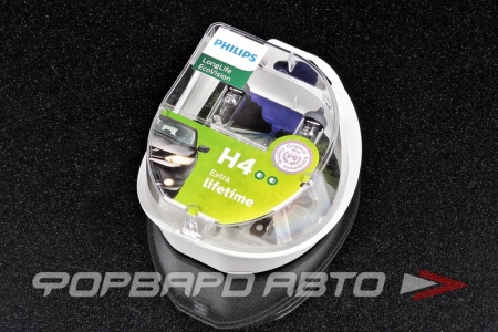 Купить Лампа H4 12V 60/55W P43t LongLife EcoVision PHILIPS 12342 LLECO S2