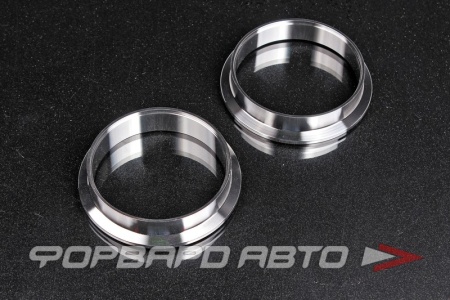 Купить Фланец V-Band 89 мм (3,5") нержавеющая сталь, комплект с проточкой AUTOBAHN88 