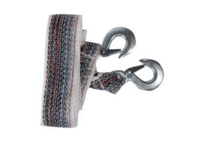 Купить Трос буксировочный 7т, 4м (лента + 2 крюка),пакет STVOL STB0702