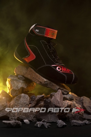 Купить Ботинки для автоспорта, черный-красный, 43р-р OMP STYLE 