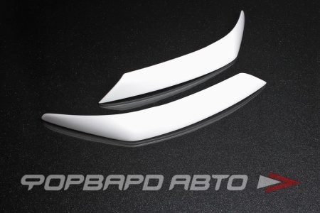 Купить Накладки фар (реснички) Toyota Voltz 2002 - 2004, АБС-пластик, черные  