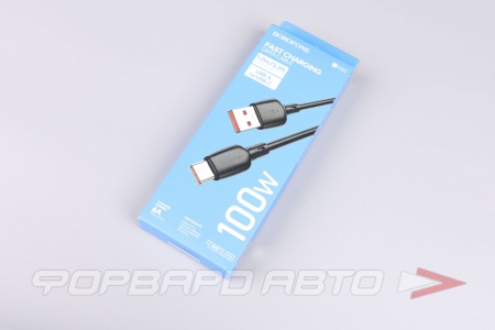 Купить Кабель USB Type-C 100W 6А (чёрный) 1м BOROFONE BX93