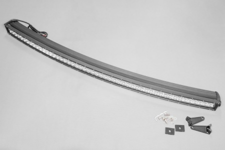 Купить Фара светодиодная 300W (3W*100), 9-32V, 6500K, 21000Lm, Размер: Lфара=1310, Lкрепёж=1360, H=80, h=95, P=4,7кг, Комбинированный свет FHE-technology HT-19C 300W 5D combo (CREE)