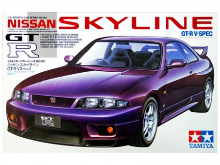 Купить Сборная модель Nissan Skyline GT-R R33, V-Spec TAMIYA 24145