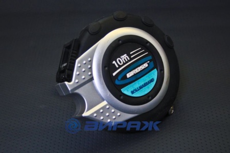 Купить Рулетка 10м*13мм.  "геодезическая магнитный обрезинен. зацеп GROSS 31250