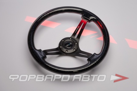 Купить Руль 350 мм, большой вылет, GALAXY NRG RST-018BSB-BK