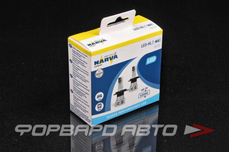 Лампа светодиодная 12-24V H4 6500K Range Performance LED к-т NARVA 18032