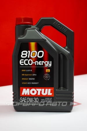 Купить Масло моторное 0W30 4л, ECO-NERGY 8100 А5/В5 SP (с) MOTUL 113554