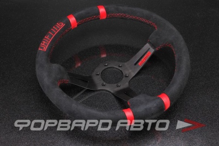 Купить Руль 340мм, DRIFTING красный MELCO 13050 R
