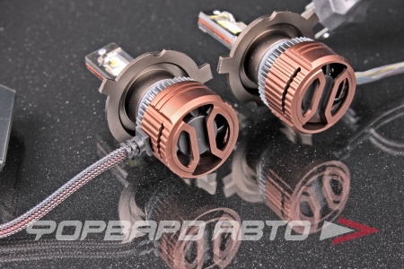 Купить Светодиодные фары головного света P12/H4 с вентилятором 12V 65W 6000Lm 5500K AOZOOM P12/H4 12V