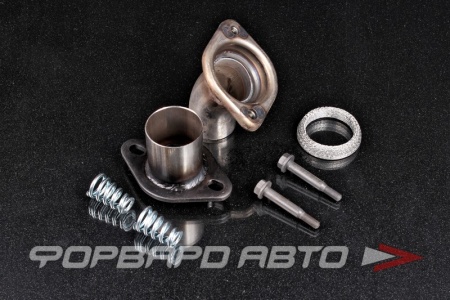 Купить Соединение глушителя демпферное d50, в сборе (фланец с трубой 2 шт, кольцо, болт 2шт, пружины 2 шт) FA1 066-807.023