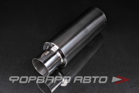 Купить Глушитель Вход = 77 мм Выход = 100 мм Длина = 370 мм HKS Polish style GRWA GW-M-EM001