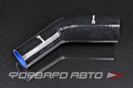 Купить Патрубок силиконовый 51-70 мм, 45°, L=150*150 мм, 4 слоя армировки, чёрный FORA ASHU04-45-51>70