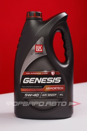 Купить Масло моторное 5W40 4л, GENESIS ARMORTECH SQ A3/B4 (с) ЛУКОЙЛ 3148675