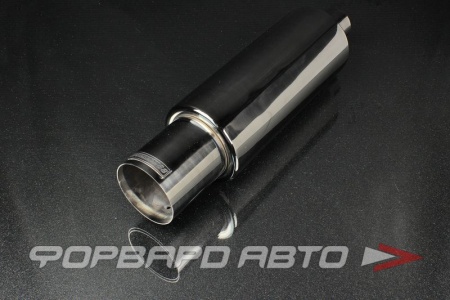 Купить Глушитель Вход = 64 мм Выход = 102 мм Длина = 500 мм AUTOBAHN88 