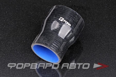 Купить Патрубок силиконовый 60-76 мм, L=100 мм, 4 слоя армировки, чёрный FORA ASHU02-60>76