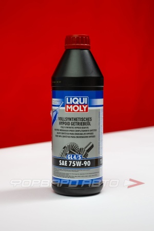 Купить Масло трансмиссионное 75W90 1л, Vollsynthetisches Hypoid-Getriebeoil GL-4/GL-5/MT-1 (c) LIQUI MOLY 1024