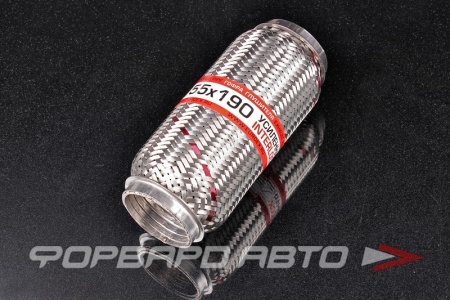 Купить Гофра глушителя 55*190, Interlock (трехслойная усиленная) EuroEx 55x190il