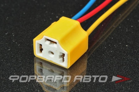 Купить Разъем для лампы H4 с проводами, керамика ТАЙВАНЬ 2121-3724061