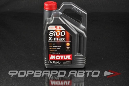 Купить Масло моторное 0W40 4л, X-MAX 8100 SN/СF A3/B4 MOTUL 112708